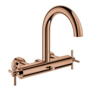 Grohe Wannen-Zweigriff-Armatur Atrio 1/2", m Kreuzgr., Wd-mont., warm sunset
