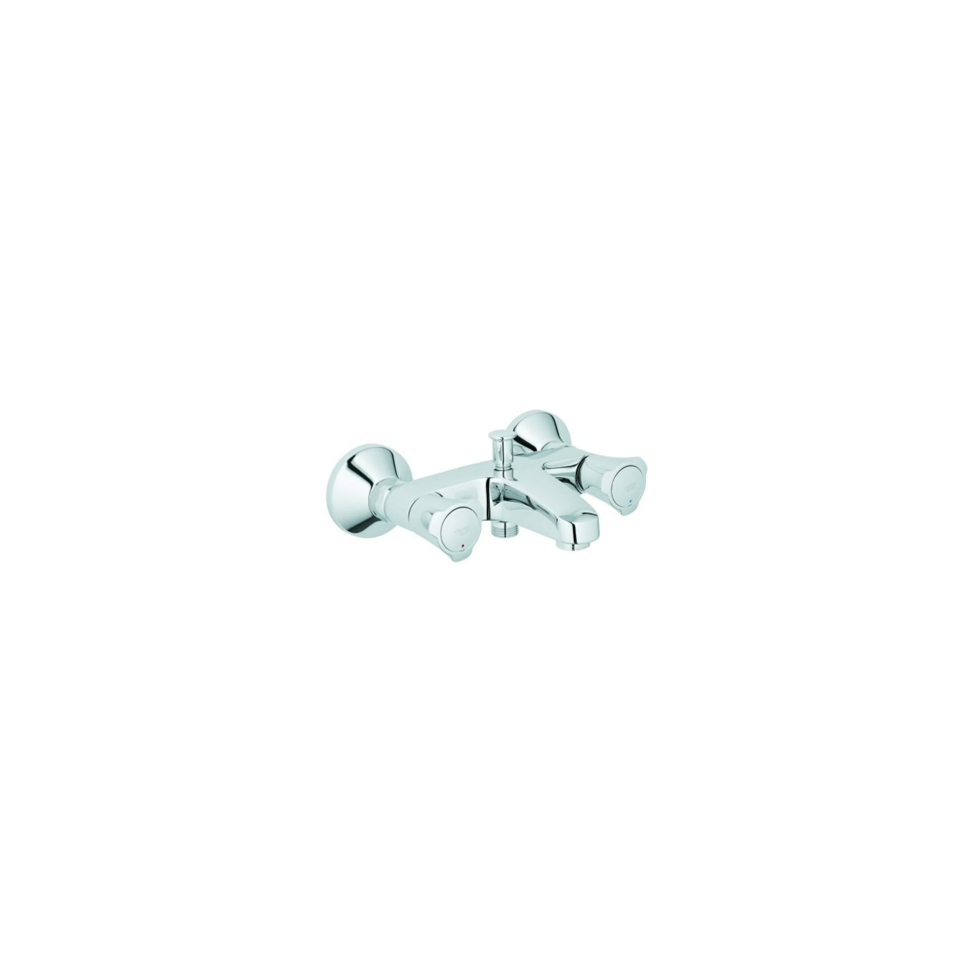 Grohe Wannen-Zweigriff-Armatur Costa 1/2", Wandmontage, chrom
