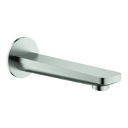Grohe Bec de baignoire Linéaire Déport 17 cm, Montage mural, supersteel