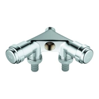 Grohe WAS-Doppelventil 1/2", einfach, chrom
