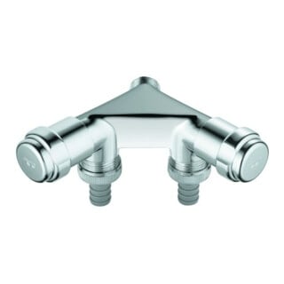 Grohe WAS-Doppelventil 1/2", einfach, chrom