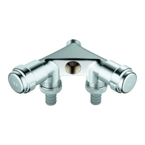 Grohe WAS-Doppelventil 1/2", einfach, chrom