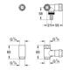 Grohe WAS Ventil Batterie DN 20 Anschluss rechts chrom-4