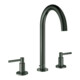 Grohe Waschtisch-3-Loch-Armatur Atrio 1/2", L, m Hebelgr., hd graph. gebürstet-1