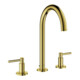 Grohe Waschtisch-3-Loch-Armatur Atrio 1/2", L, mit Hebelgriffen, cool sunrise-1