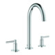 Grohe Waschtisch-3-Loch-Armatur Atrio 1/2", L-Size, mit Hebelgriffen, chrom-1