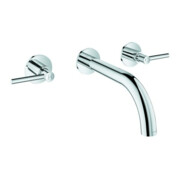 Grohe Waschtisch-3-Loch-Armatur Atrio 1/2", m Hebelgriffen, Wandmontage, chrom