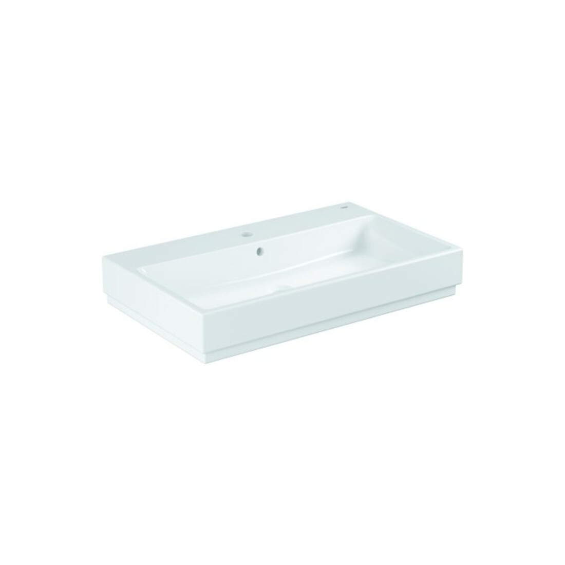 Grohe Waschtisch Cube Keramik 80cm, 1 HL m ÜL, alpinweiß PureGuard