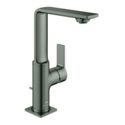 Grohe Waschtisch-Einhebelmischer Allure 1/2", L, m Abl.garn, hd graph. gebürstet