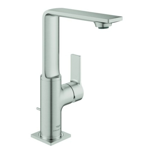 Grohe Waschtisch-Einhebelmischer Allure 1/2", L, mit Ablaufgarnitur, supersteel