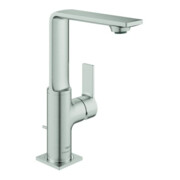 Grohe Waschtisch-Einhebelmischer Allure 1/2", L, mit Ablaufgarnitur, supersteel