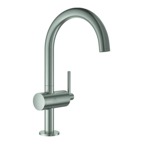 Grohe Waschtisch-Einhebelmischer Atrio 1/2", L, P-op Abl.garn 1 1/4", superst.
