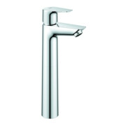 Grohe Waschtisch-Einhebelmischer BauEdge 1/2", XL, o. Abl.garn, gl. Körper, chrom