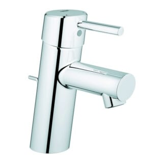 Grohe Waschtisch-Einhebelmischer Concetto 1/2", S, m Abl.garn, Temp.begrenzer, ch