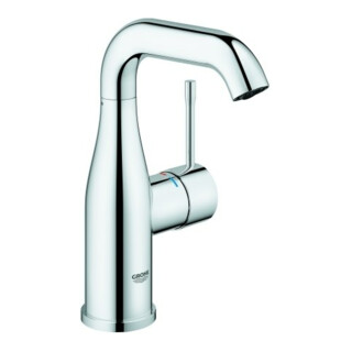 Grohe Waschtisch-Einhebelmischer Essence 1/2", M, gl. Körp, Push-op Abl.garn, ch