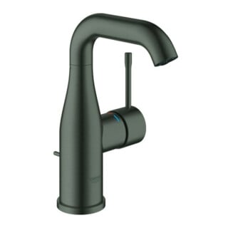 Grohe Waschtisch-Einhebelmischer Essence hd graph. geb., M-Size, m Ablaufgarnitur