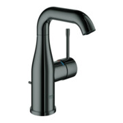 Grohe Waschtisch-Einhebelmischer Essence hd graphite, M-Size, mit Ablaufgarnitur