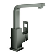 Grohe Waschtisch-Einhebelmischer Eurocube 1/2", L, m Abl.garn, hd graph. gebürstet