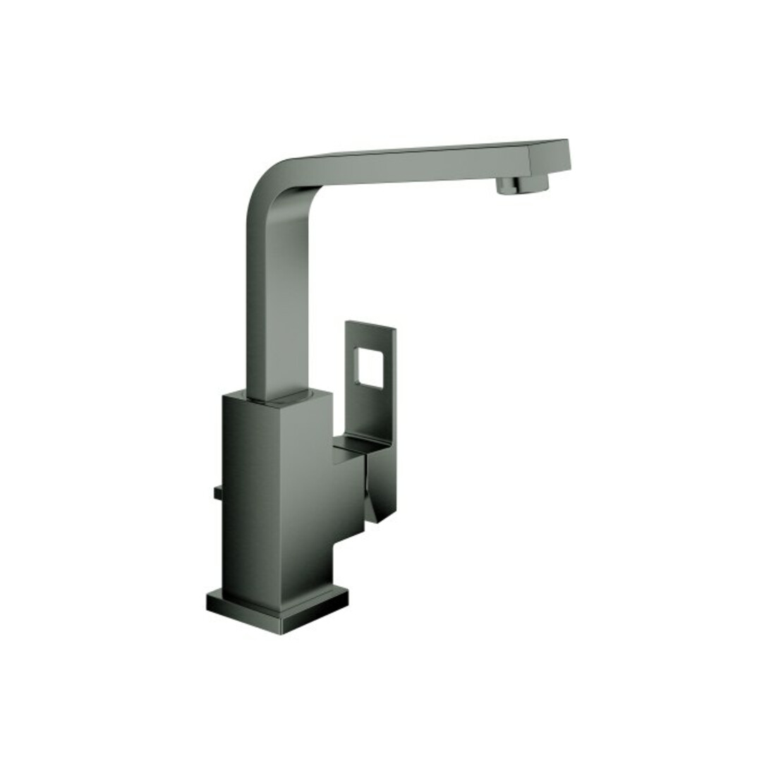 Grohe Waschtisch-Einhebelmischer Eurocube 1/2", L, m Abl.garn, hd graph. gebürstet