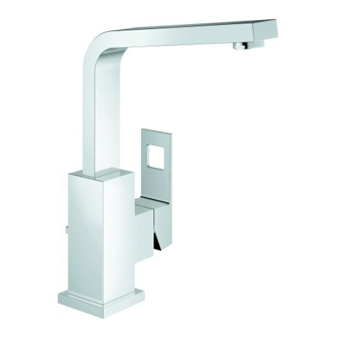 Grohe Waschtisch-Einhebelmischer Eurocube 1/2", L-Size, mit Ablaufgarnitur, chrom
