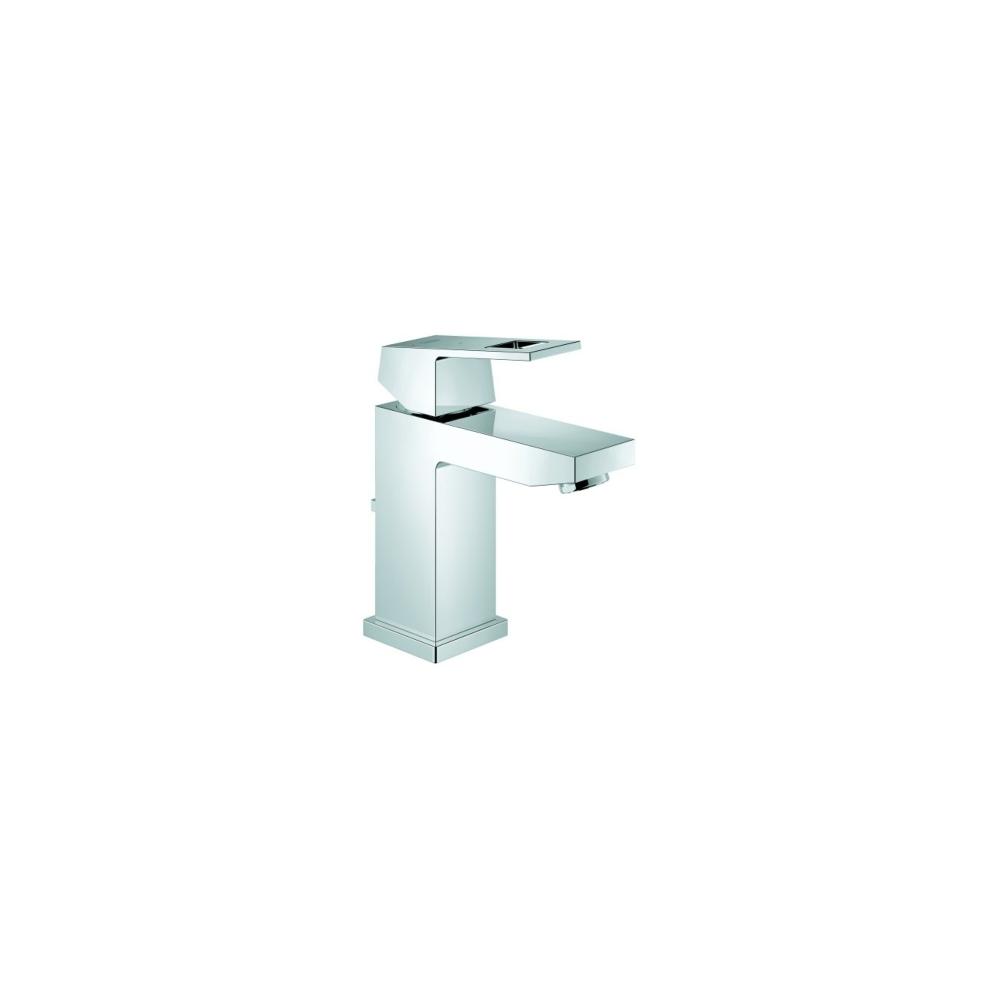 Grohe Waschtisch-Einhebelmischer Eurocube 1/2", S, m Abl.garn, Mittelstel. ka, ch