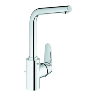 Grohe Waschtisch-Einhebelmischer Eurodisc Cosmopolitan 1/2", L-Size, mit Ablaufgarnitur, chrom