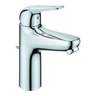Grohe Waschtisch-Einhebelmischer Euroeco 1/2", M-Size, Abl.garn a Kunststoff, chrom