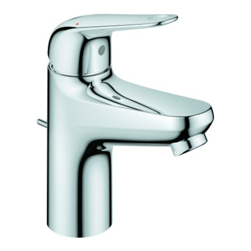 Grohe Waschtisch-Einhebelmischer Euroeco 1/2", S, m Abl.garn a Kunststoff, chrom