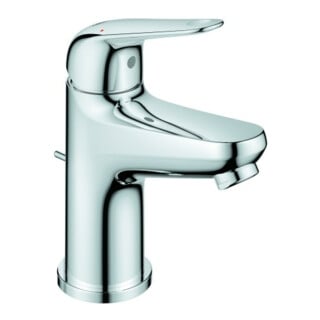 Grohe Waschtisch-Einhebelmischer Euroeco 1/2", S, m Abl.garn a Met., Ros., chrom