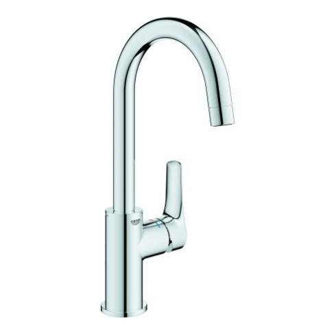 Grohe Waschtisch-Einhebelmischer Eurosmart 1/2", L, m Pus-Op-Ab, swb Ausl, gl Kö, c