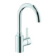 Grohe Waschtisch-Einhebelmischer Eurosmart Cosmopolitan 1/2", L, m P-o Abl, innen WF, gl Kö, ch-1