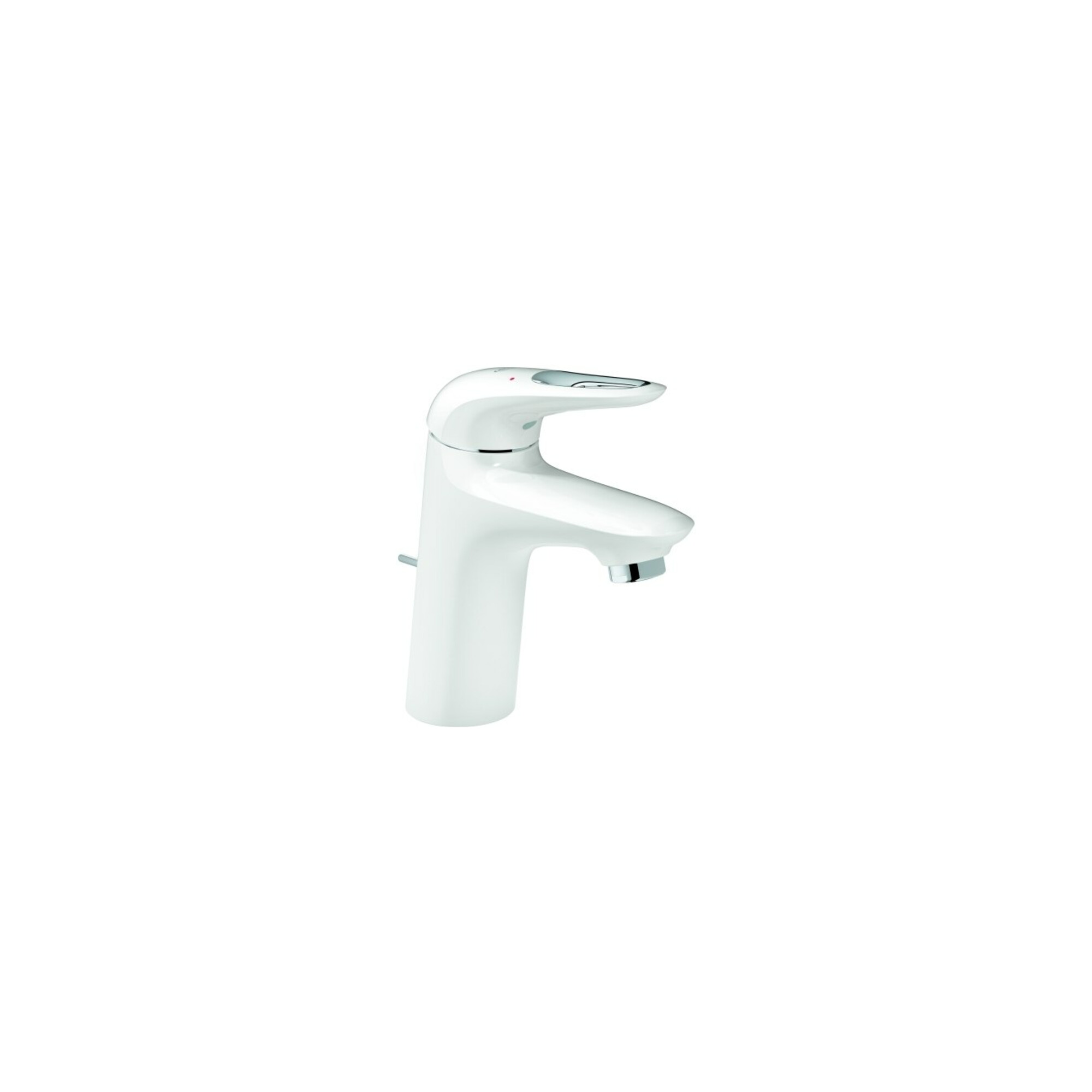 Grohe Waschtisch-Einhebelmischer Eurostyle 1/2", S, m Abl, off Heb, Mit ka, m wh.