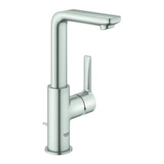 Grohe Waschtisch-Einhebelmischer Lineare 1/2", L-Size, Ablaufgarnitur, supersteel
