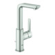 Grohe Waschtisch-Einhebelmischer Lineare 1/2", L-Size, Ablaufgarnitur, supersteel-1
