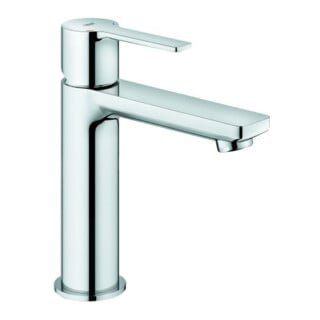 Grohe Waschtisch-Einhebelmischer Lineare 1/2", S, gl. Körp, Push-op Abl.garn, ch