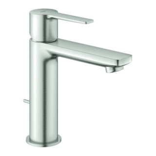Grohe Waschtisch-Einhebelmischer Lineare 1/2", S-Size, Ablaufgarnitur, supersteel