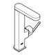 Grohe Waschtisch-Einhebelmischer PLUS 1/2", L, gl. Körp, Push-op Abl.garn, ch-4