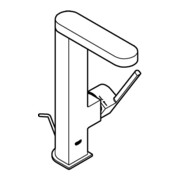 Grohe Waschtisch-Einhebelmischer PLUS 1/2", L, herausz. Ausl., Abl.garn, chrom-4