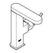 Grohe Waschtisch-Einhebelmischer PLUS 1/2", M, gl Körp, Push-Open-Ablaufg., ch-3
