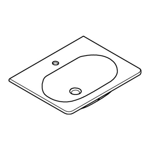 Grohe Waschtisch Essence céramique 60 cm, blanc alpin PureGuard