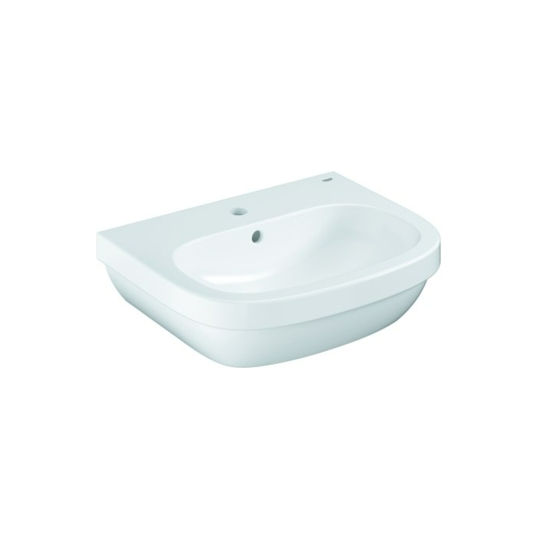 Grohe Waschtisch Euro Keramik 1 L, m Ü, 55x45cm, aw PureGuar/Hyper Cl