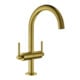 Grohe Waschtisch-Zweigriff-Armatur Atrio 1/2", L, m Hebelgr., C sunrise gebürstet-1