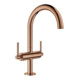 Grohe Waschtisch-Zweigriff-Armatur Atrio 1/2", L, mit Hebelgriffen, warm sunset-1