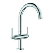 Grohe Waschtisch-Zweigriff-Armatur Atrio 1/2", L-Size, mit Hebelgriffen, chrom