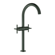 Grohe Waschtisch-Zweigriff-Armatur Atrio 1/2", XL, m Kreuzgr., hd graph. geb.