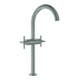 Grohe Waschtisch-Zweigriff-Armatur Atrio 1/2", XL, mit Kreuzgriffen, supersteel-1