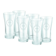 Grohe Wasserglas Blue 0,25 l, 6 Stck, m Blue Dek., Kr.-Glas