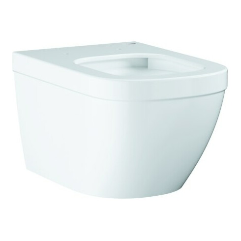 Grohe WC mural, cuvette suspendue à chasse profonde Euro, céramique sans rebord, sortie horizontale, blanc alpin