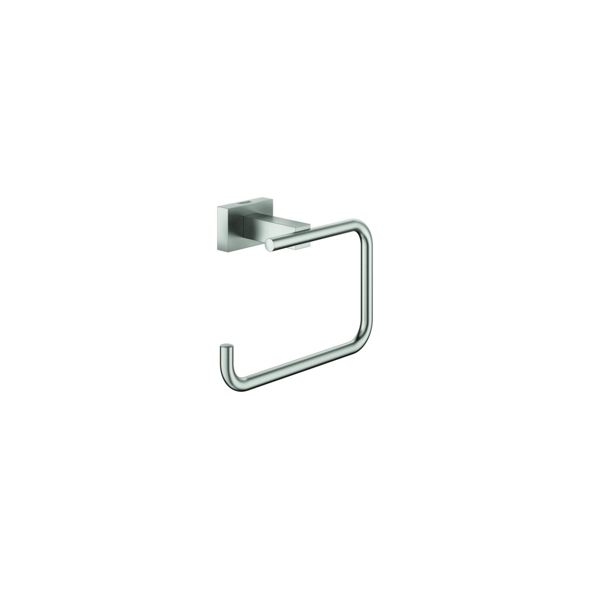 Grohe WC-Papierhalter Essentials Cube o. D., verdeckte Befestigung, supersteel