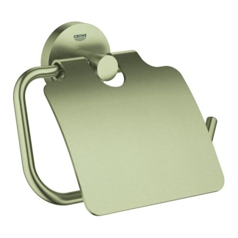 Grohe WC-Papierhalter Essentials m D., verd. Befestig., nickel gebürstet
